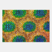 Wax African Caded Papier Lot Inpakpapier Vel (Voorkant 3)