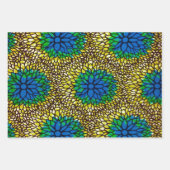 Wax African Caded Papier Lot Inpakpapier Vel (Voorkant)