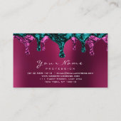 Wax Epilatie Roze ontharingsnagels Blauwgroen Bour Visitekaartje (Achterkant)