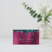 Wax Epilatie Roze ontharingsnagels Blauwgroen Bour Visitekaartje (Staand voorkant)