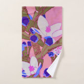 Wax Flower Bath Towel – Australian Native Floral B (Serviette à main)