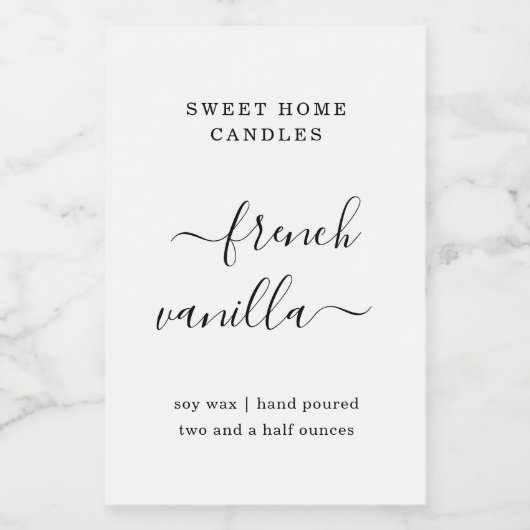 Wax Melts Label 3x2-inch Sticker (Enkel label)