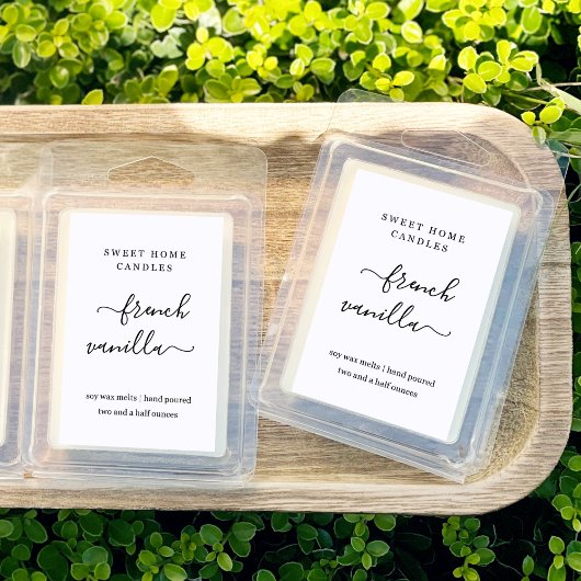 Wax Melts Label 3x2-inch Sticker
