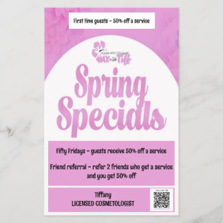 Wax met Tiff helder venster Flyer