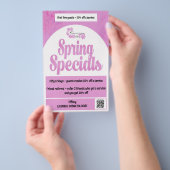 Wax met Tiff helder venster Flyer (Hand)