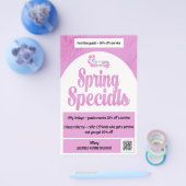 Wax met Tiff helder venster Flyer (Enkel)