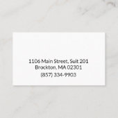 Wax met Tiff Visitekaartje (Achterkant)