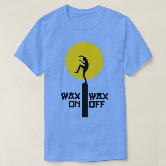 Wax on Wax korting 3 T-shirt (Design voorkant)