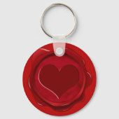 WAX SEAL HEART SLEUTELHANGER (Voorkant)