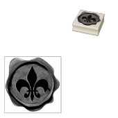 Wax Seal LILY + uw ideeën Rubberstempel (Gestempeld)