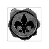 Wax Seal LILY + uw ideeën Rubberstempel (Afrduk)