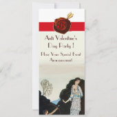 WAX SEAL MONOGRAM VAN DE PARTIJ WAX-SEAL RETRO ANT KAART (Achterkant)