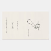 Wax Stamp Ex Libris Bookplate -Library Label (Voorkant)