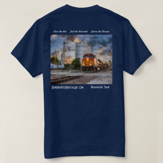Waxahachie Train T-shirt (Design achterkant)