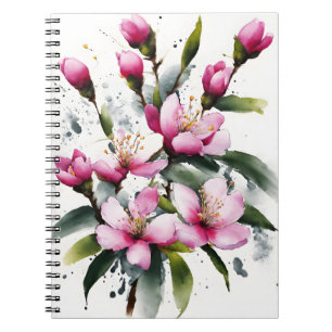 Waxflower - Watercolorbloemen Notitieboek
