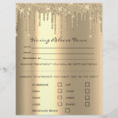 Waxing Depilation Liability Waiver Release Form Wo Flyer (Voorkant)