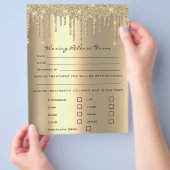 Waxing Depilation Liability Waiver Release Form Wo Flyer (Hand)