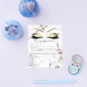 Waxing Depilation Liability Waiver Release Marble Flyer (Enkel)