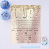 Waxing Depilation Liability Waiver Release Sparkly Flyer (Enkel)