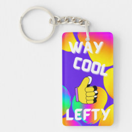 Way Cool Lefty Acrylic sleutelhanger