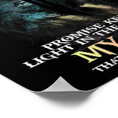 Way Maker Miracle Worker Promise Keeper Light In D Poster (Hoek)