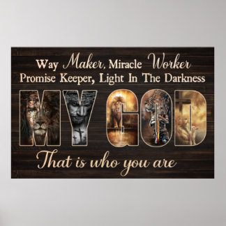 Way Maker Mirale Worker Mijn God Poster