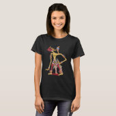 Wayang Setyaki heroïsche Javaanse popontwerp T-shirt (Voorkant volledig)