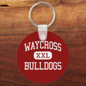 Waycross - Bulldogs - Middle - Waycross Georgia Sleutelhanger (Voorkant)
