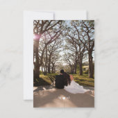 WAYFARERS CHAPEL FAIRE-PART DE MARIAGE (Dos)