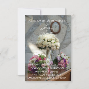 WAYFARERS CHAPEL FAIRE-PART DE MARIAGE