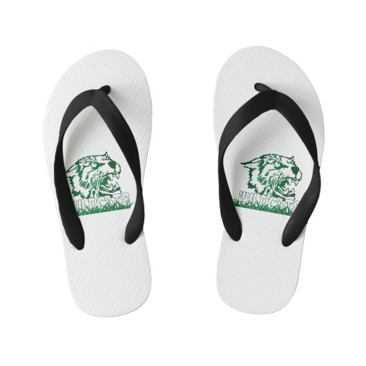 Wayland Union Wildcats #4 Kinder Teenslippers (Voetbed)