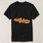 Waylon Jennings Script Logo Classic T-Shirt (Design devant)