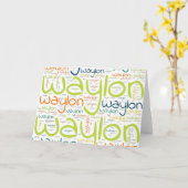 Waylon Kaart (Gele Bloem)