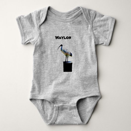 Waylon met Bin Chicken, Baby Bodysuit (Voorkant)