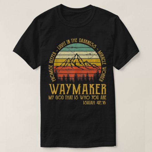 Waymaker Miracle Worker Promesse Keeper Tshirt Chr (Design devant)