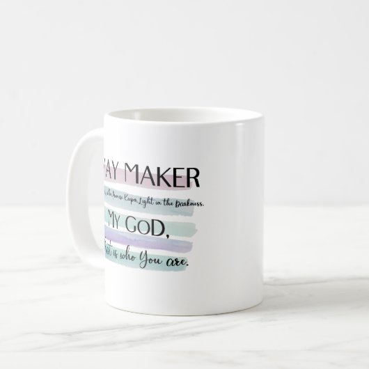 Waymaker mug (Devant gauche)