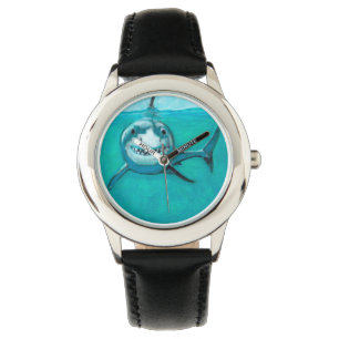"Wayne" De grote witte haai Horloge