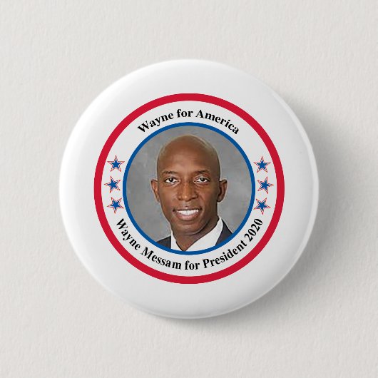 Wayne Messam Ronde Button 5,7 Cm (Voorkant)