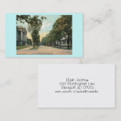 Wayne St., Fort Wayne, Indiana 1907  Visitekaartje (Voorkant / Achterkant)