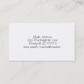 Wayne St., Fort Wayne, Indiana 1907  Visitekaartje (Achterkant)