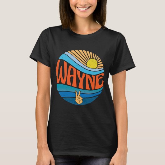 Wayne  Sunset Wayne Groovy Tie Dye T-shirt (Voorkant)