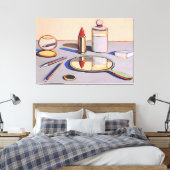 Wayne Thiebaud art Canvas Afdruk (Insitu (Slaapkamer))
