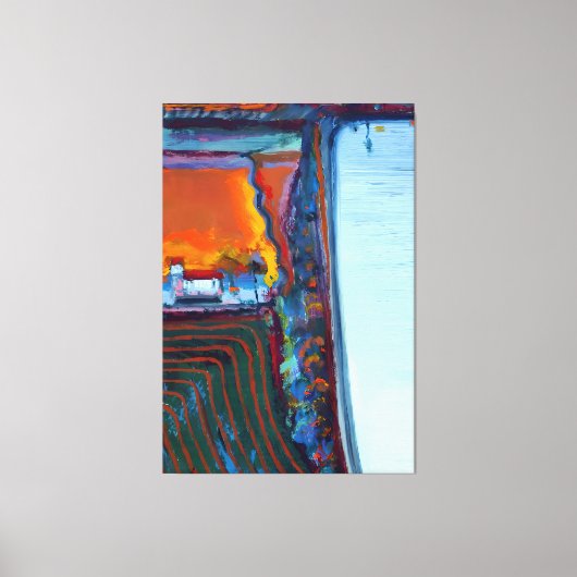 Wayne Thiebaud art Canvas Afdruk (Voorkant)