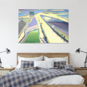 Wayne Thiebaud art Canvas Afdruk (Insitu (Slaapkamer))