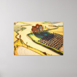 Wayne Thiebaud art Canvas Afdruk