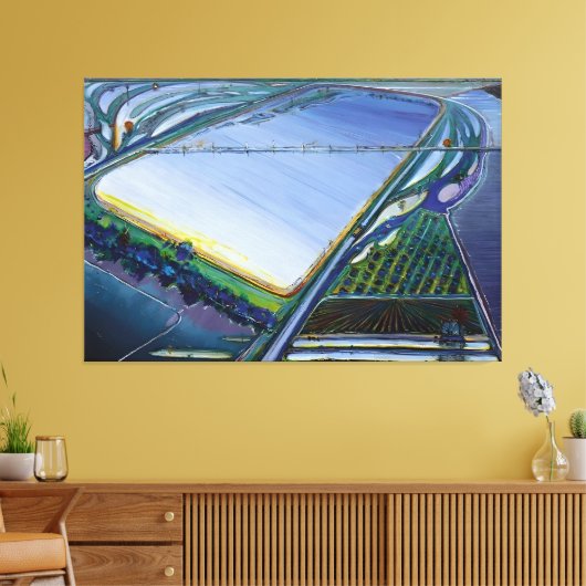 Wayne Thiebaud art painting Canvas Afdruk (Insitu (Woonkamer))
