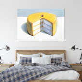 Wayne Thiebaud art style Canvas Afdruk (Insitu (Slaapkamer))
