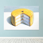Wayne Thiebaud art style Canvas Afdruk (Insitu (Houten vloer))