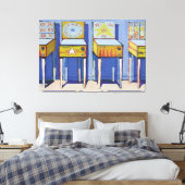 Wayne Thiebaud art style Canvas Afdruk (Insitu (Slaapkamer))