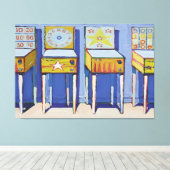 Wayne Thiebaud art style Canvas Afdruk (Insitu (Houten vloer))